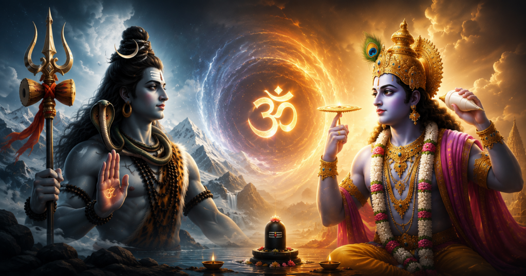 Mahadev and vishnu