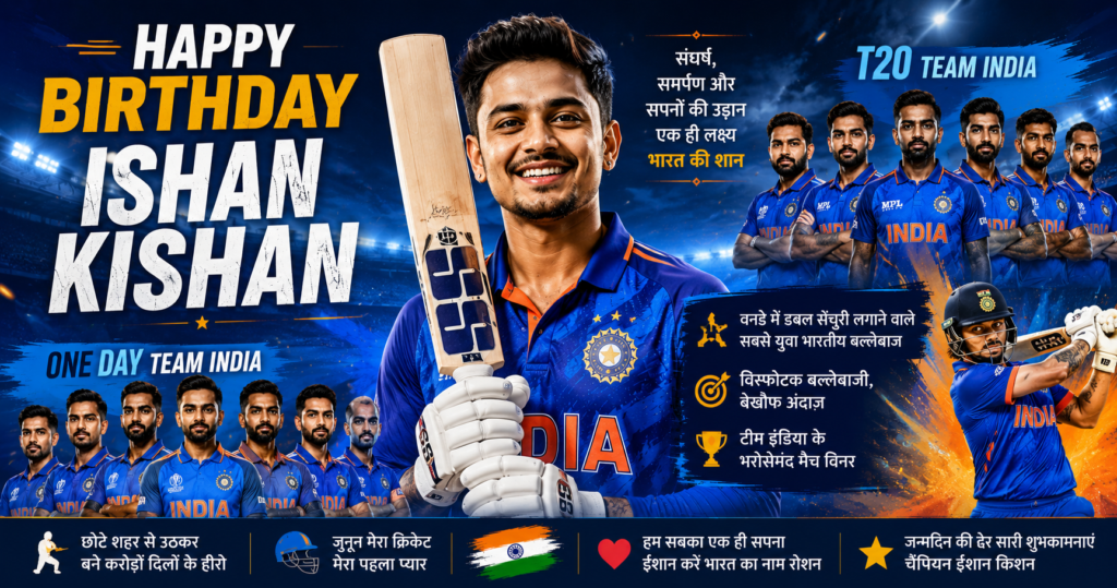 ISHAN KISHAN