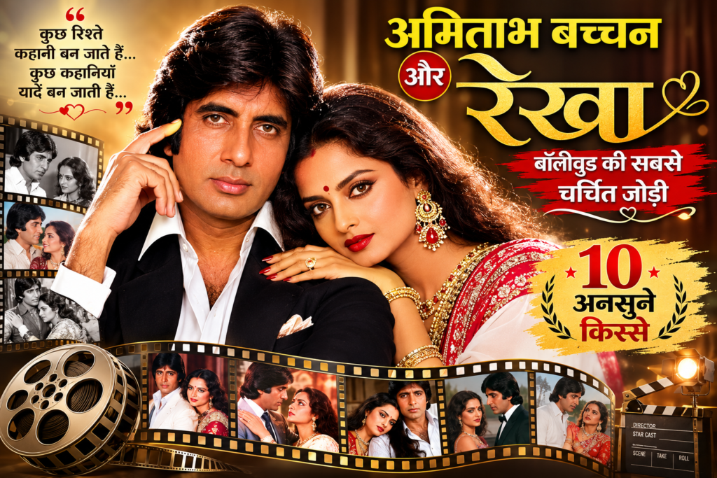 amitabh Bachhan and reakha