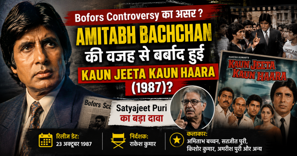 Amitabh Bachchan Bofors controversy Kaun Jeeta Kaun Haara 1987