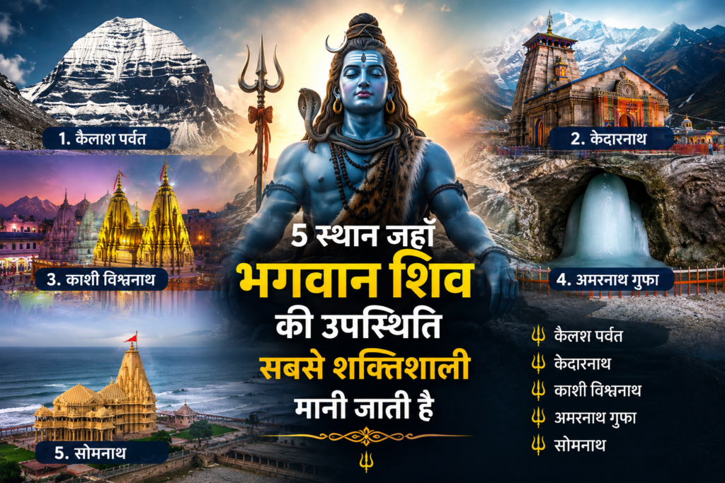 भगवान शिव की उपस्थिति