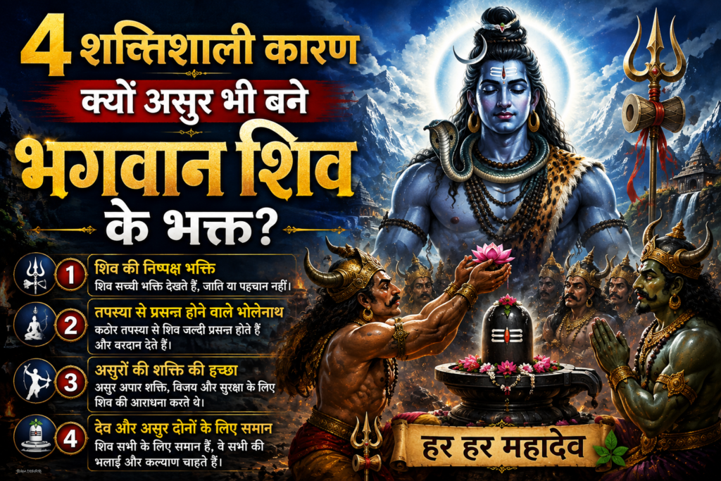 Asuras Became Shiva Bhakts – भगवान शिव की भक्ति करते असुर