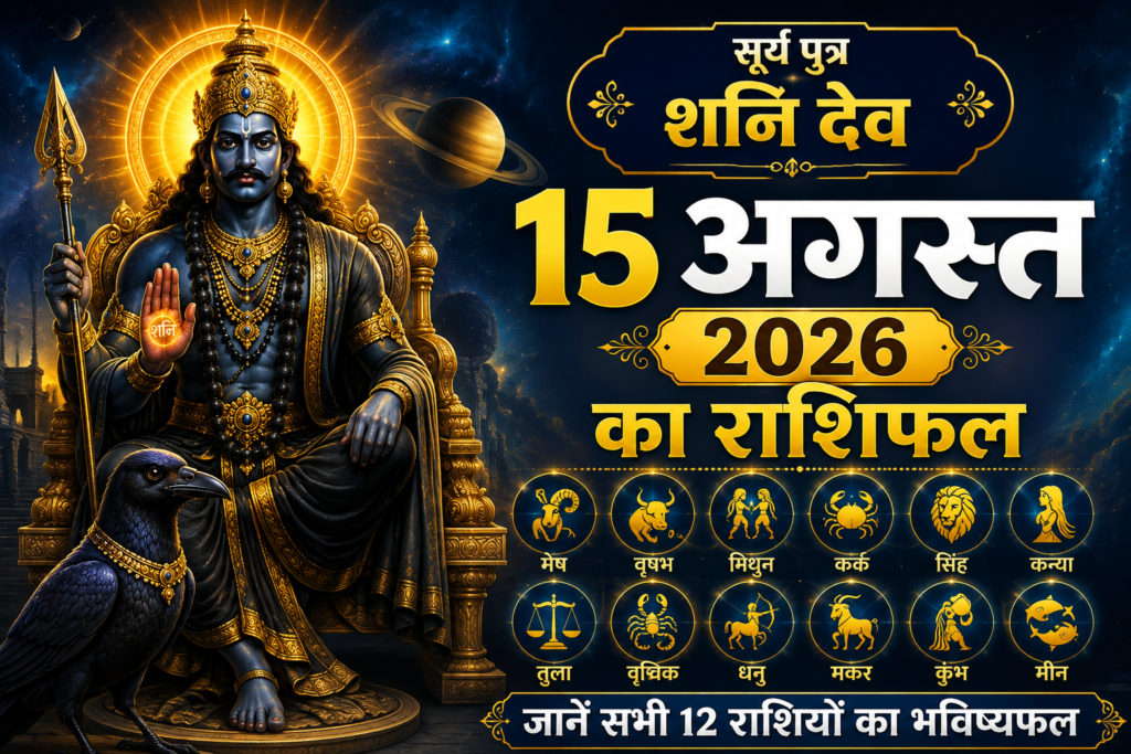 15 अगस्त 2026 राशिफल
