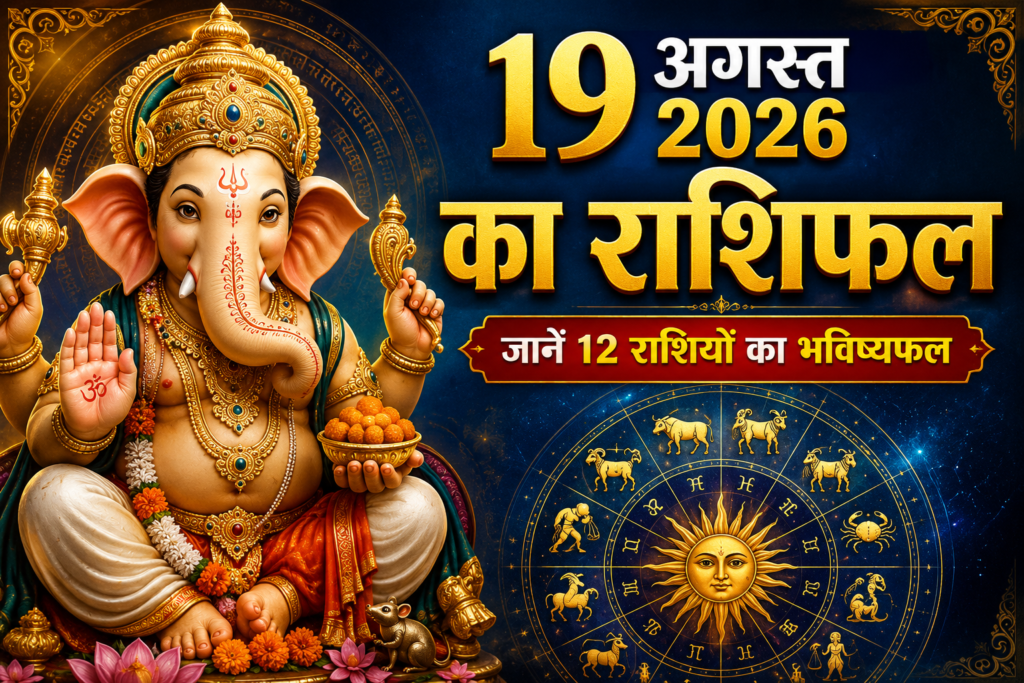 19 अगस्त 2026 काराशिफल