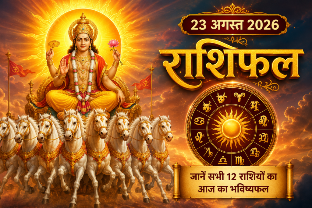 23 अगस्त 2026 राशिफल
